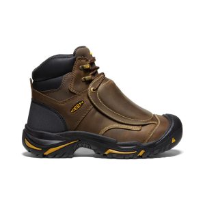 Men's Mt Vernon 6 MET Waterproof Boot (Steel Toe) | Cascade Brown