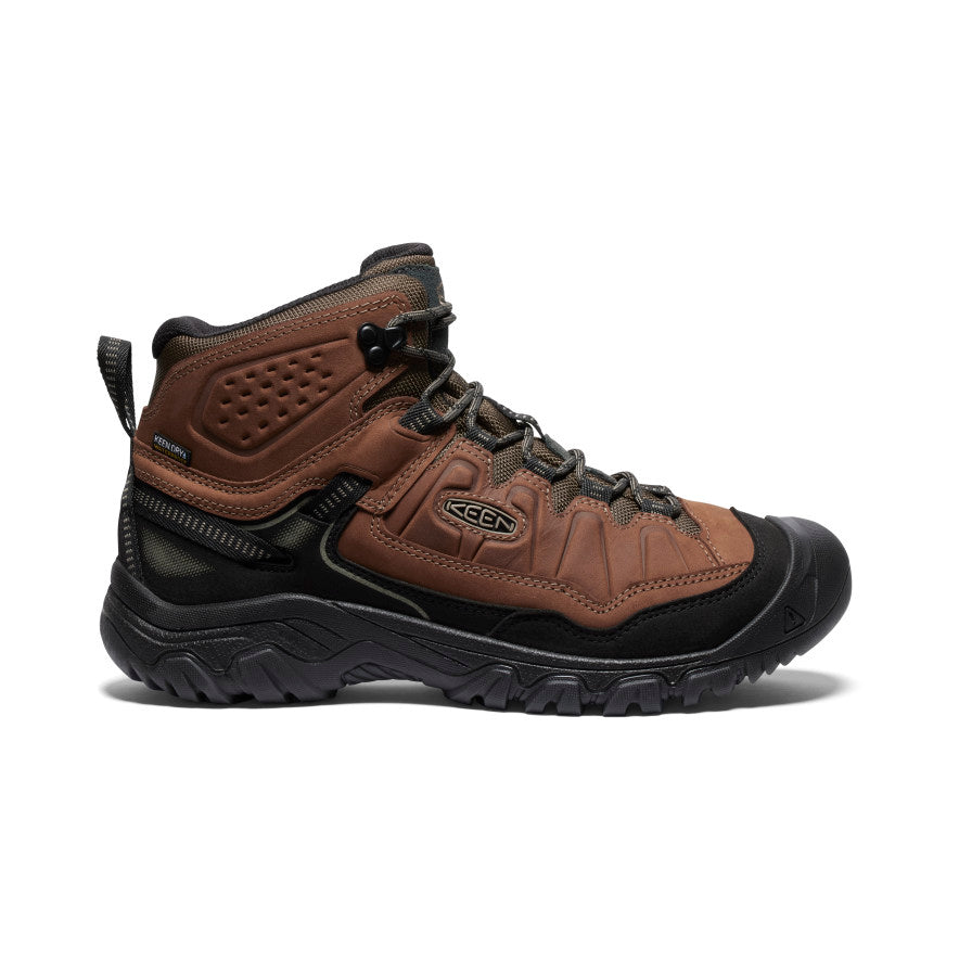 Men's Targhee IV Wide Waterproof Hiking Boot | Bison/Black