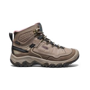 Women's Targhee IV Wide Waterproof Hiking Boot | Brindle/Nostalgia Rose