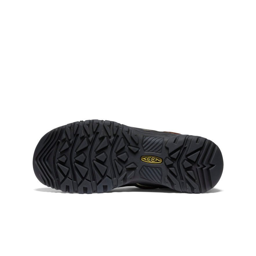 Men's Targhee IV Wide Waterproof Hiking Shoe | Bison/Black - Image 6