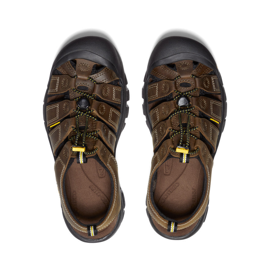 Men's Newport Leather Sandal | Bison - Image 4
