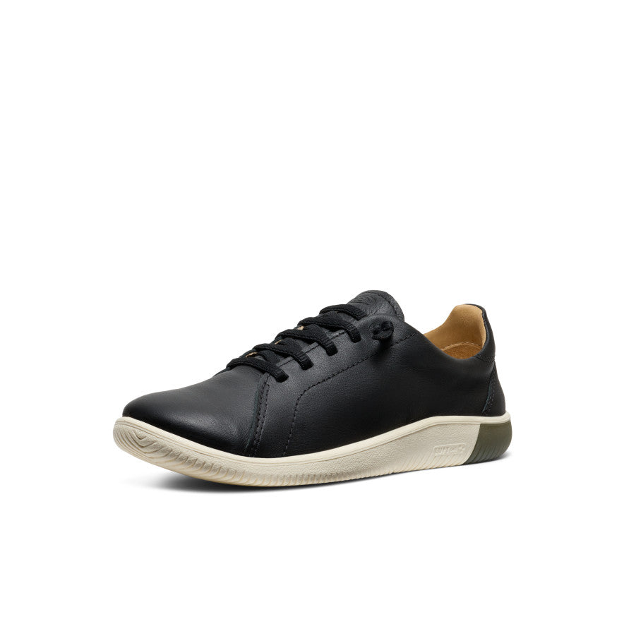 Women's KNX Leather Sneaker | Black/Star White - Image 2