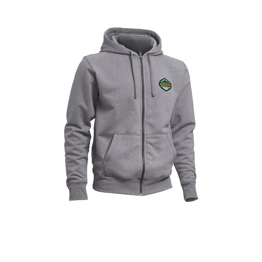Men's Badge Hoodie | Medium Gray Heather
