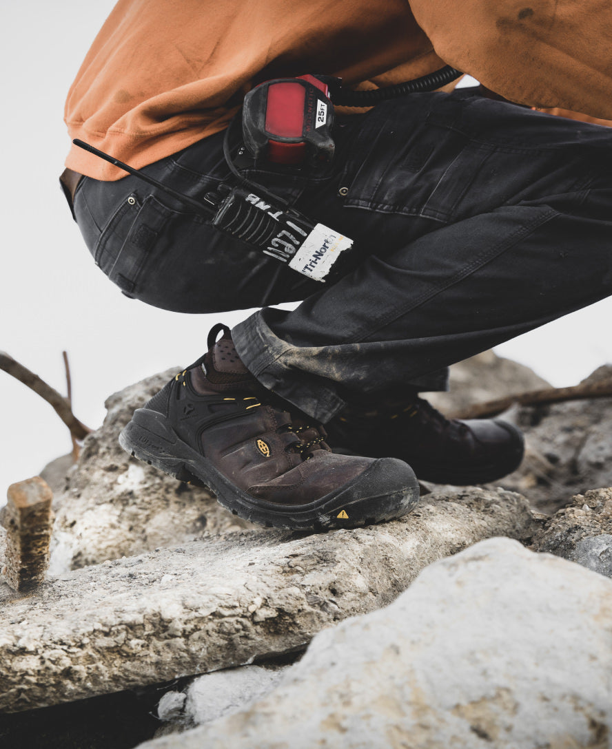 Men's Dover 6 Waterproof (Carbon Toe) | Dark Earth/Black - Image 7