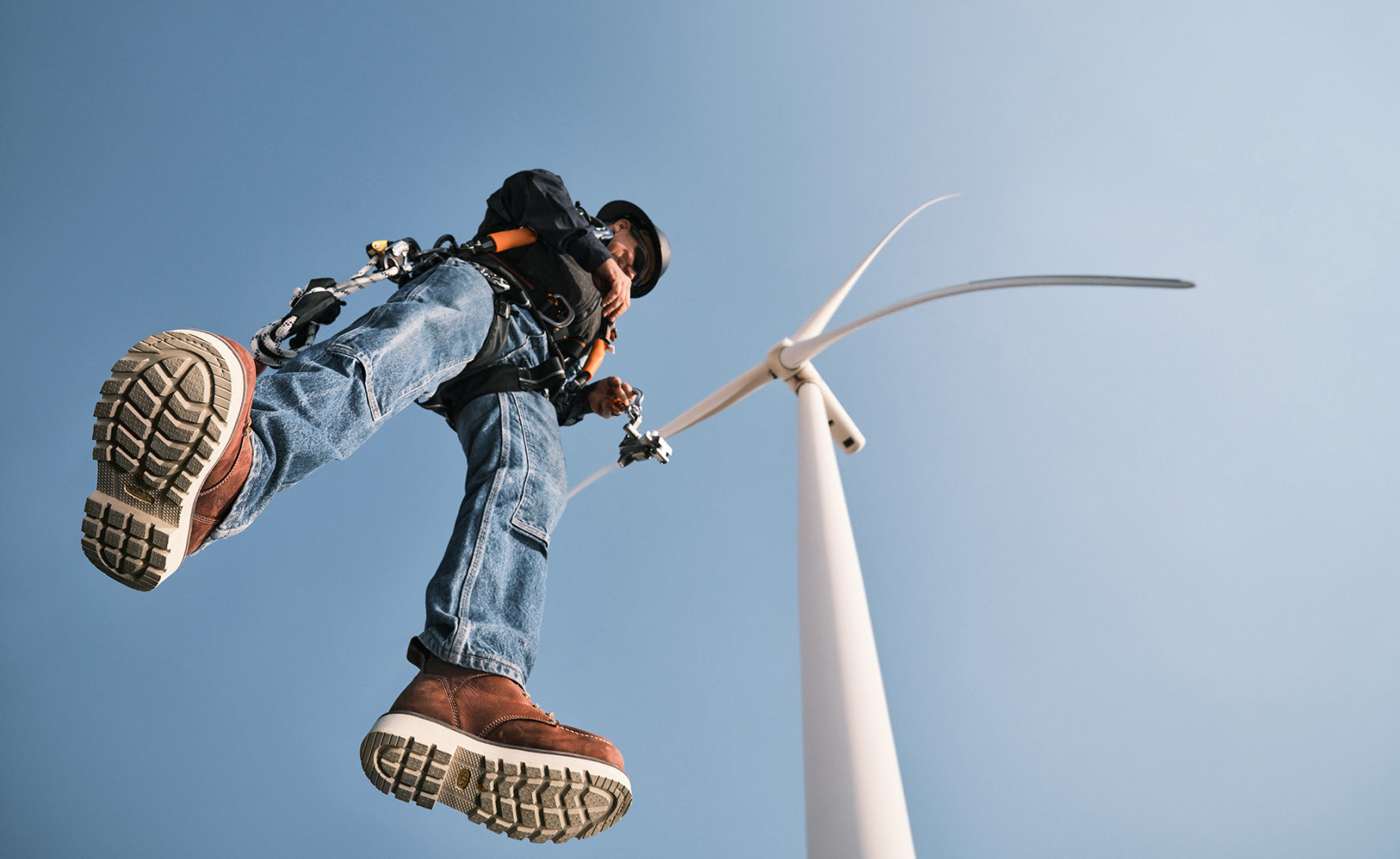 Men's Cincinnati 6 Waterproof 90° Heel Boot (Carbon Toe) | Belgian/Sandshell - Image 7