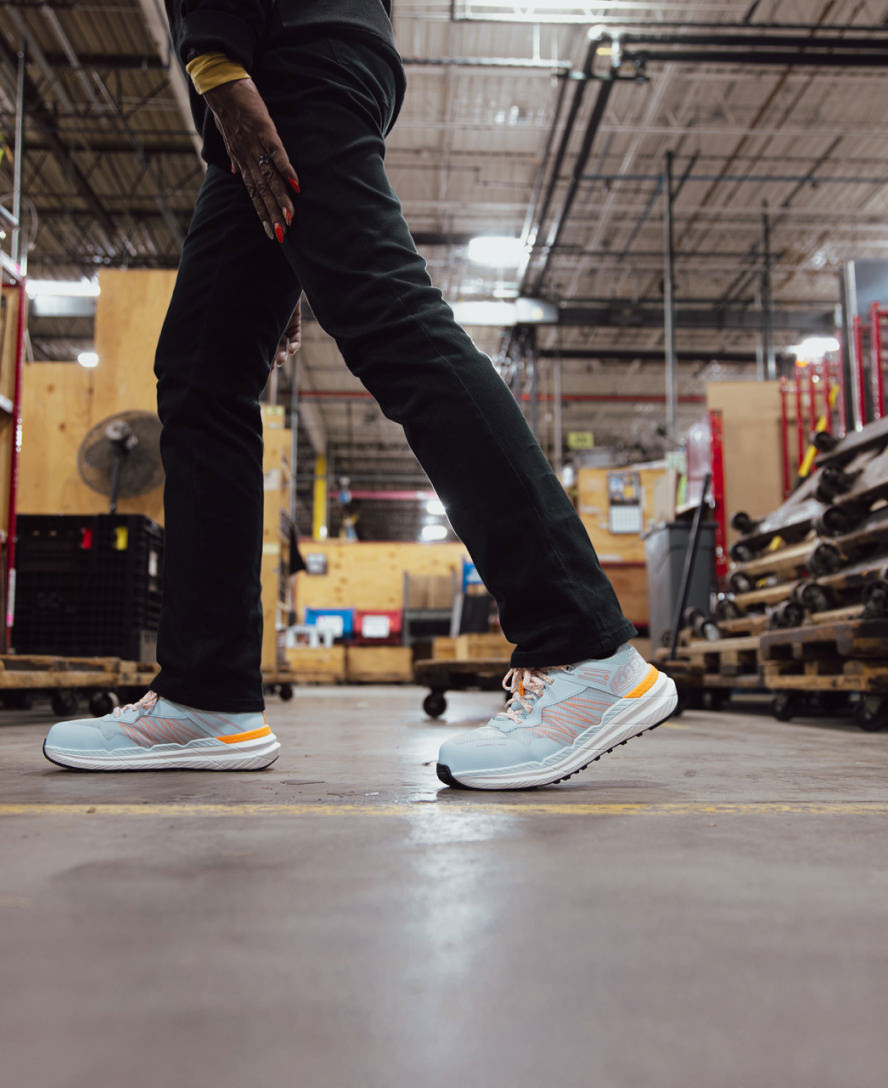 Women's Speedworks Work Sneaker (Carbon Toe) | Thistle/Black - Image 8