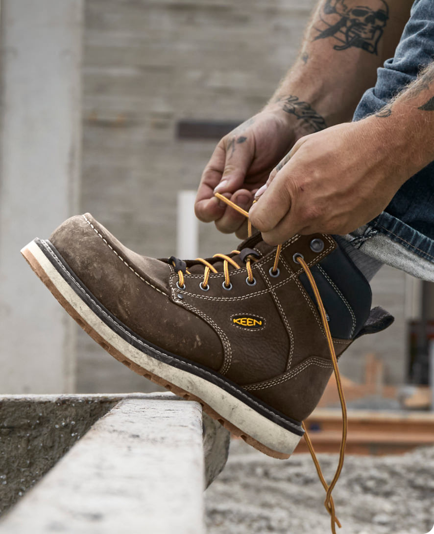 Men's Cincinnati 6 Waterproof Boot (Carbon Toe) | Dark Chocolate/Sandshell - Image 8