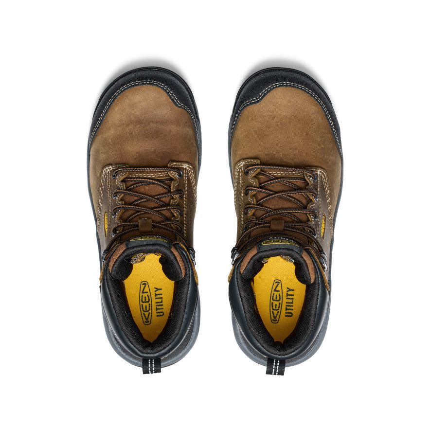 Women's Evanston 6 Waterproof Boot INT MET (Carbon Toe) | Bison/Black - Image 4