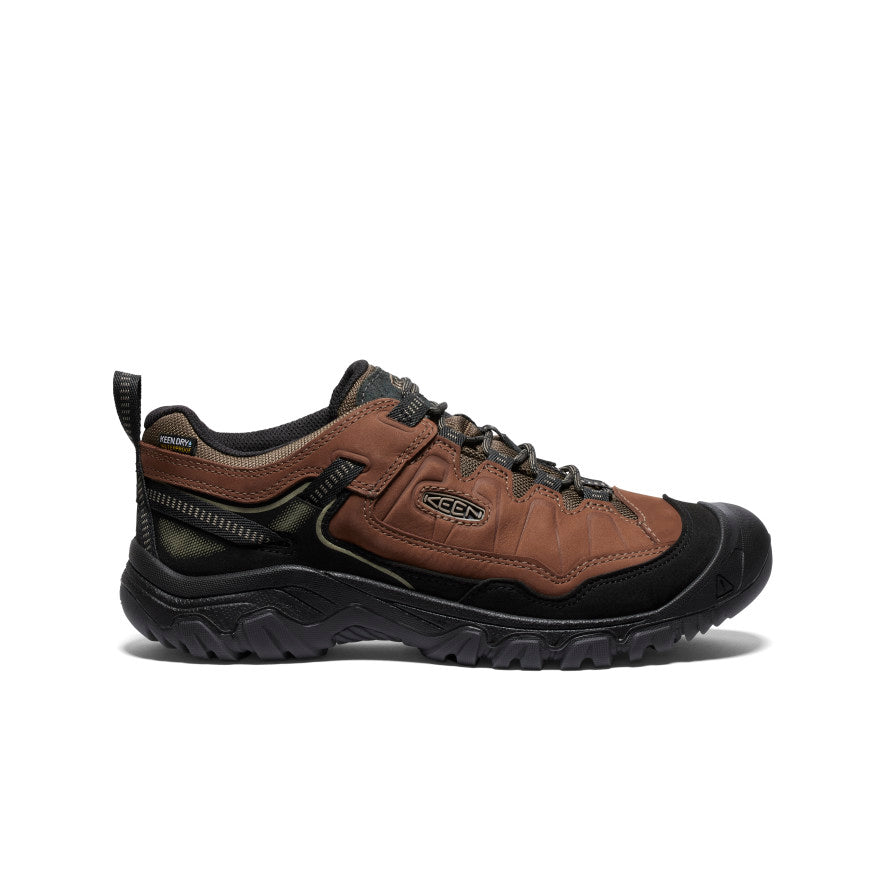 Men's Targhee IV Wide Waterproof Hiking Shoe | Bison/Black
